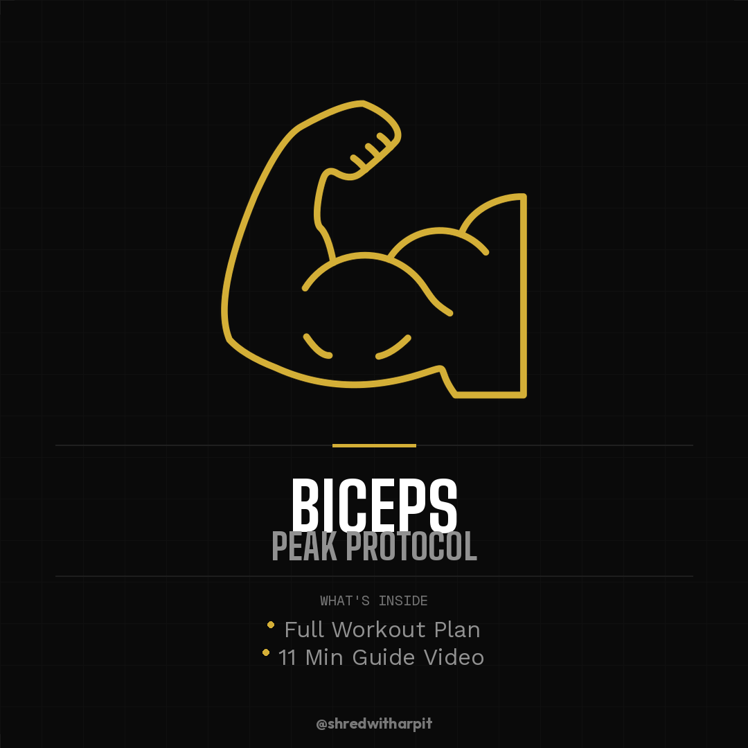 Biceps Peak Protocol - Workout Plan
